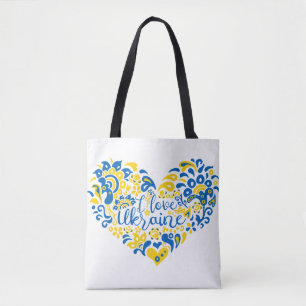 Bolso De Tela Me encanta la cita inspiradora de Ucrania