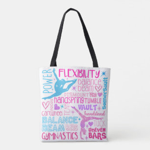 Bolso De Tela Me encanta la gimnasia