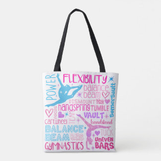 Bolso De Tela Me encanta la gimnasia