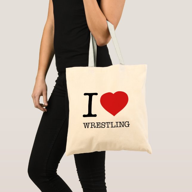 BOLSO DE TELA ME ENCANTA LA LUCHA (Anverso (producto))