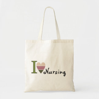 Bolso De Tela Me encanta la mercancía de enfermería