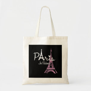 Bolso De Tela Me encanta la Torre Eiffel de París