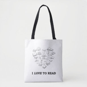 Bolso De Tela Me encanta leer