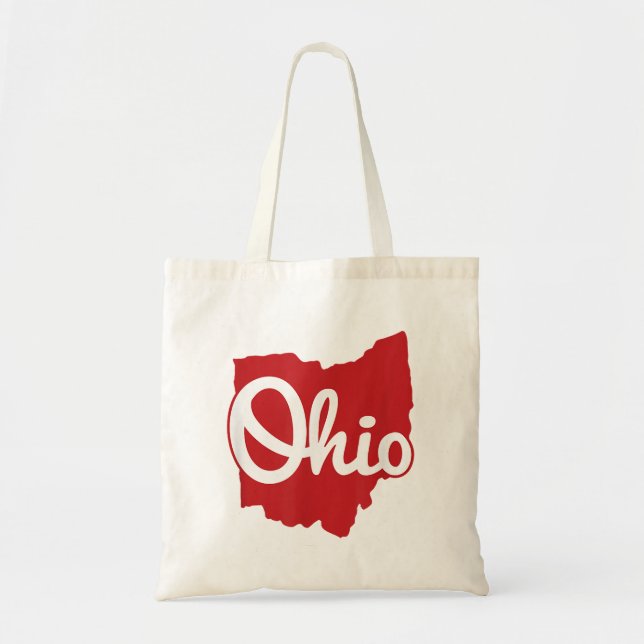 Bolso De Tela Me encanta mi guión de inicio de Ohio (Frente)