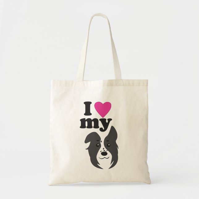 Bolso De Tela ¡Me Encanta Mi Perro! (Frente)