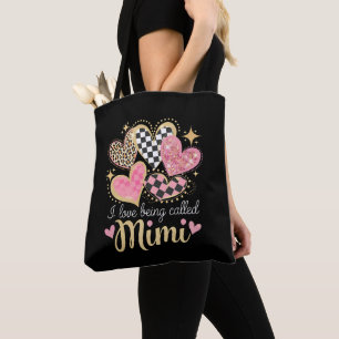 Bolso De Tela Me encanta que me llamen Mimi Abuela Mamá en el Dí