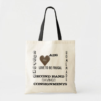 BOLSO DE TELA ME ENCANTA SER FRUGAL BAG