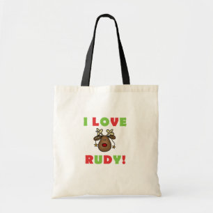 Bolso De Tela Me encantan las camisetas y los regalos de Rudy