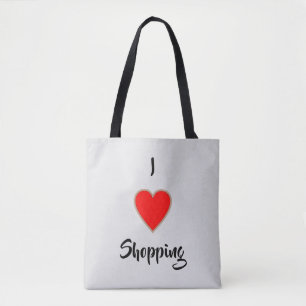 Bolso De Tela Me encantan las compras >las citas comerciales en