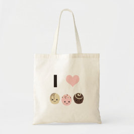Bolso De Tela Me encantan las trufas de chocolate