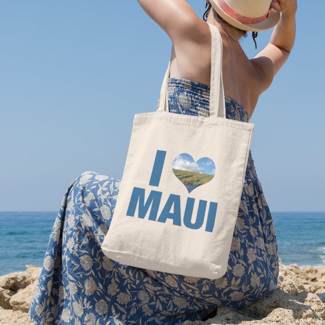 Bolso De Tela Me encantan las vacaciones de Maui Hawaii (Subido por el creador)