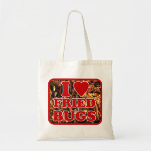 Bolso De Tela Me Encantan Los Bugs Fritos... Comida callejera ta
