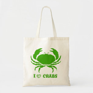 Bolso De Tela Me encantan los cangrejos