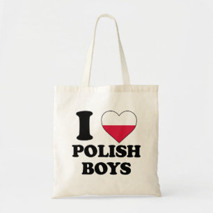 Bolso De Tela Me encantan los chicos polacos
