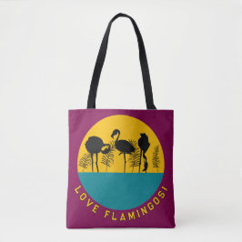 Bolso De Tela ¡Me encantan los flamencos!