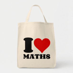 BOLSO DE TELA ME ENCANTAN LOS MATEMÁTICOS