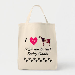 Bolso De Tela Me encantan mis cabras lecheras nigerianas