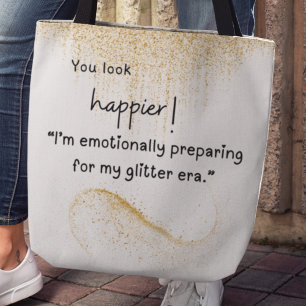 Bolso De Tela Me estoy preparando emocionalmente para mi era pur