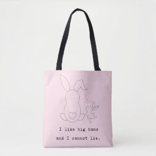 Bolso De Tela Me Gusta Big Bun(nies)