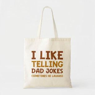 Bolso De Tela Me Gusta Decirle A Papá Chistes