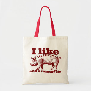 Bolso De Tela Me Gusta el Cerdo Butte Bacon y todo