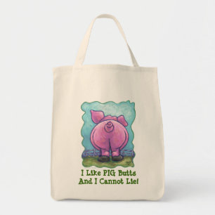 Bolso De Tela Me Gusta El Cerdo Butts Cute Cerdo
