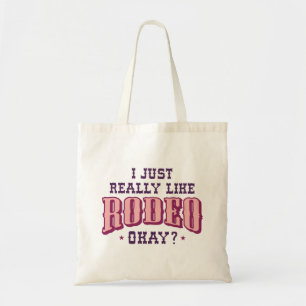 Bolso De Tela Me Gusta Mucho Rodeo Bien