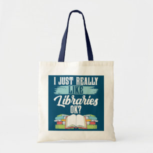 Bolso De Tela Me Gusta Realmente Las Bibliotecas Ok Libros Bibli