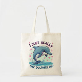 Bolso De Tela Me Gustan Los Delfines