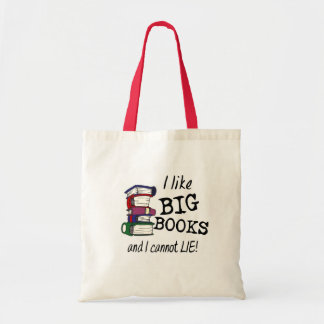 Bolso De Tela ¡Me gustan los GRANDES LIBROS y no puedo mentir!