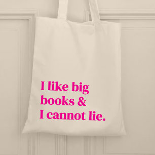 Bolso De Tela Me gustan los libros grandes y no puedo mentir