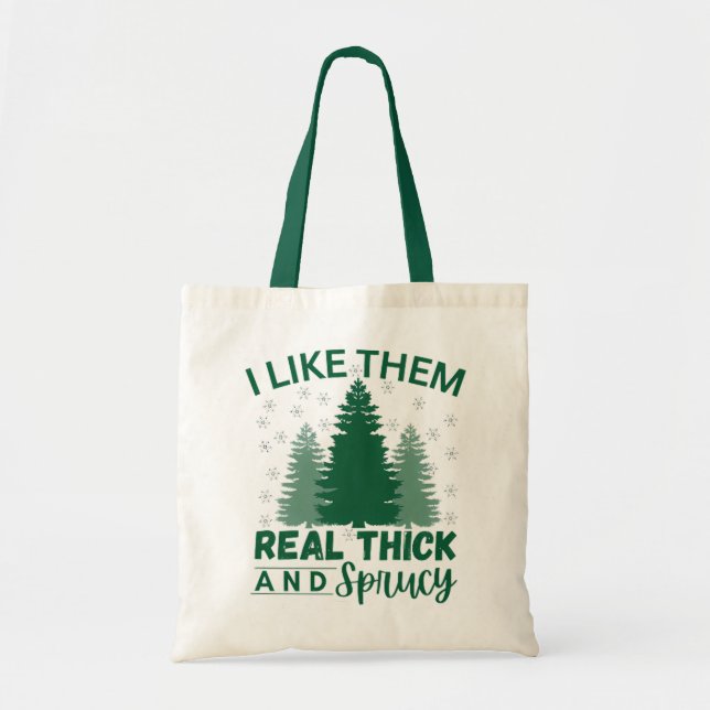 Bolso De Tela Me gustan mucho gruesos y espinosos (Frente)