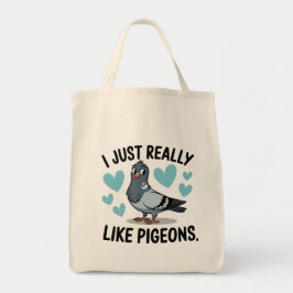 Bolso De Tela Me gustan mucho las palomas