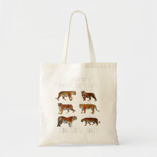 Bolso De Tela Me gustan mucho los tigres, sí, los animales tigre