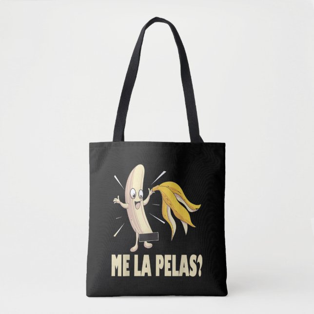 Bolso De Tela Me La Pelas (Anverso)