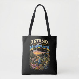 Bolso De Tela Me mantengo con Minnesota