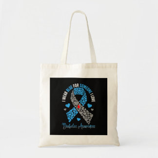 Bolso De Tela Me Pongo Azul Por Alguien Que Amo La Diabetes Tipo