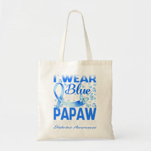 Bolso De Tela Me Pongo Azul Por Mi Conciencia Sobre La Diabetes
