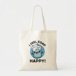 Bolso De Tela Me Siento feliz jabón divertido feliz jabón feliz
