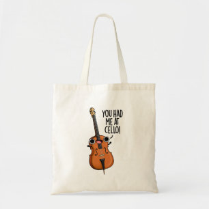 Bolso De Tela Me Tenías En Cello Funny Music Pun