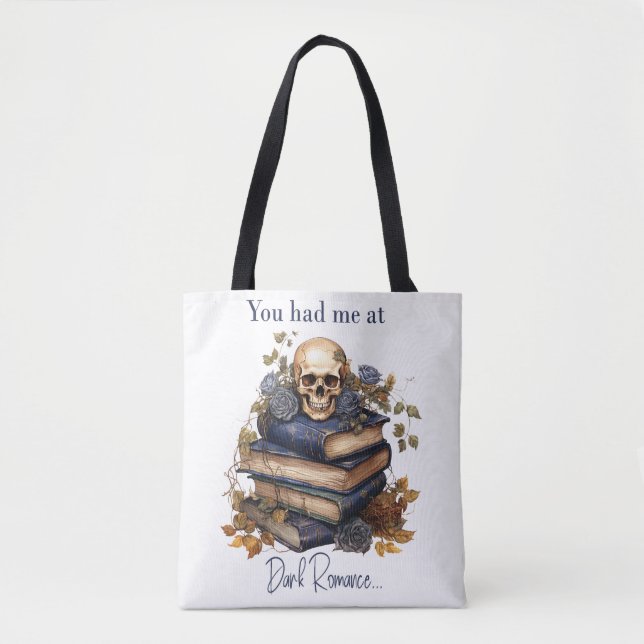 Bolso De Tela Me tenías en Dark Romance (Anverso)