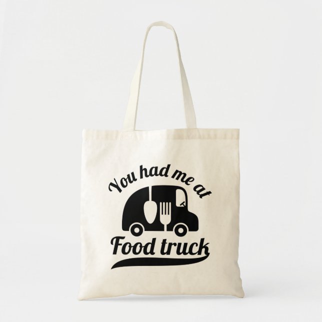 Bolso De Tela Me Tenías En Food Truck (Frente)