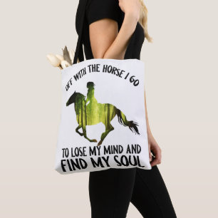 Bolso De Tela Me Voy A Perder El Bosque Mental.
