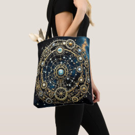 Bolso De Tela Mecanismo celeste Arte cósmico