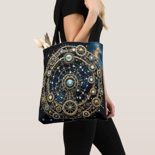 Bolso De Tela Mecanismo celeste Arte cósmico