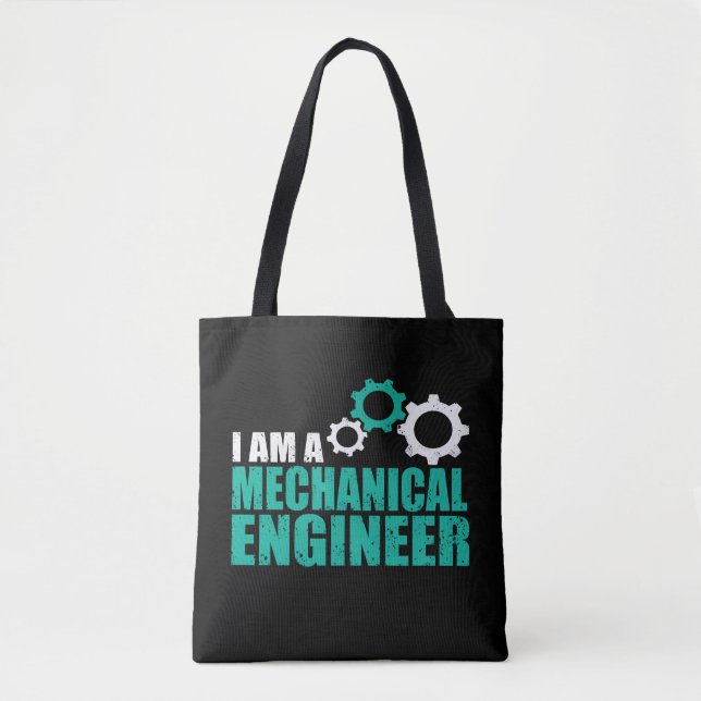 Bolso De Tela Mechanical Engineering Funny Engineer (Anverso)