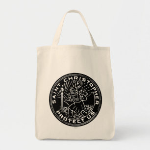 Bolso De Tela Medalla de Christopher de santo