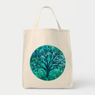 Bolso De Tela Medallón de árbol