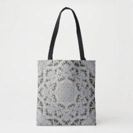 Bolso De Tela Medallón de encaje helado con correa para hombro