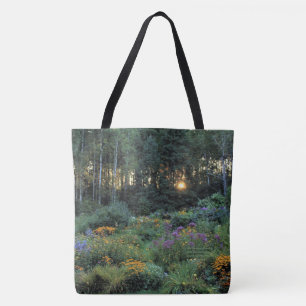 Bolso De Tela Mediados de jardines del verano
